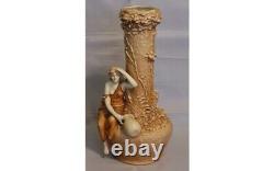 Bernard Bloch Art Nouveau Amphora Ewer Vase c. 1900 Female Figural