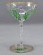 Bimini Austrian Green Grapes Lampwork Small Art Glass Wine Circa 1920s