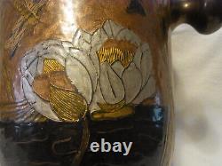 Champagne Cooler Brass Art Nouveau Motif from the 1970s Germany #UEBN