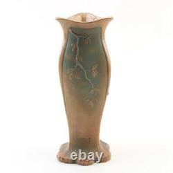 CrownOakware Teplitz Austria Art Nouveau Figural Floral Vase #3775 12 -Signed