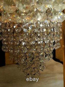 Custom VTG Gatsby Era 3000 + Austrian Clear Crystals Chandelier 13 Lights flush