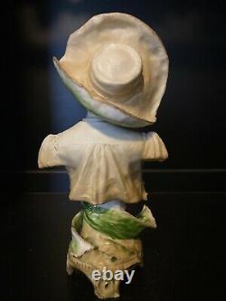 Ernst Wahliss Turn Wien Art Nouveau Amphora Depose Figural Bust Figurine