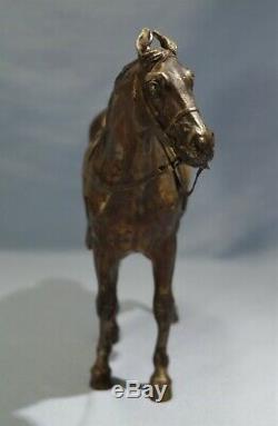 Franz Xaver Bergman Austrian Cold-painted Bronze Model of a Horse Circa 1900