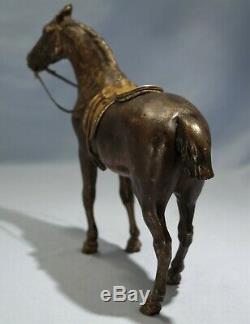 Franz Xaver Bergman Austrian Cold-painted Bronze Model of a Horse Circa 1900