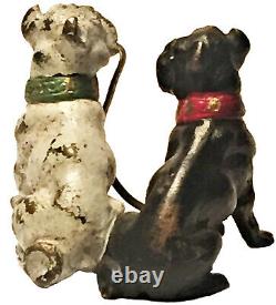 Franz Xavier Bergmann, Pair of French Bulldogs, Miniature Vienna Bronze, c. 1900