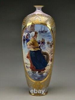 Impressive Antique Royal Vienna Pictoral Vase