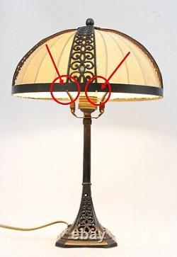 Jugendstil / Art Nouveau Table Lamp, Carl Hagenauer, Vienna Austria, 40cm/15.7