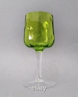 Koloman Moser'Meteor' jugendstil wine glass, Bakalowits/Meyr's Neffe 1899 rare