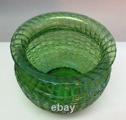 LOETZ Austrian Iridescent Glass Vase CRETE CHINE c. 1905 antique art nouveau