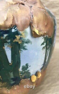Large Beautiful Austrian Amphora Vase