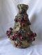 Large Beautiful Austrian Amphora Vase. Paul Dachsel Design. Floral with Leaves