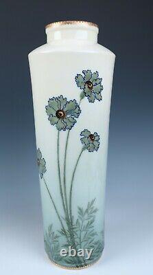 Large Ernst Wahliss Austrian Art Nouveau Porcelain Pottery Vase Turn Vienna