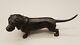 Lovely Antique (early 20thC) Austrian Bronze Patinated Dachshund