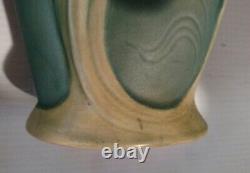 Pair Antique Austrian Teplitz Bernard Bloch Art Nouveau woman pottery ewers vase