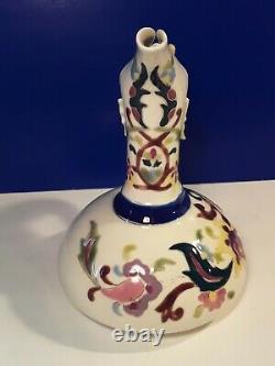 Pair of Late 19th Century Bohemian Austrian Porcelain Dragon Handle Ewer Vases