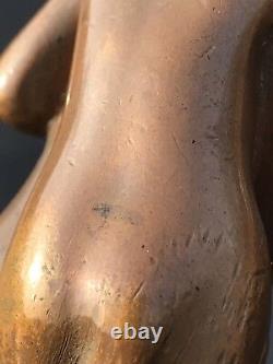 Peter Tereszczuk Art Nouveau Austrian Bronze Sculpture Seal The Kiss. Signed