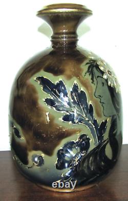 RStK Teplitz Stellmacher Art Nouveau Amphora Portrait Vase