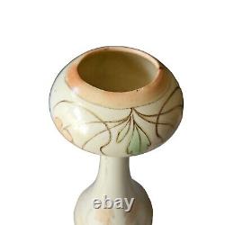 Royal Dux Art Nouveau Porcelain Vase with Pastel Cherries (Austrian)