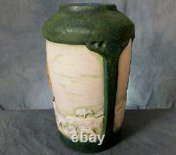 Stunning Very Large Hand Painted Imperial Amphor Austrian Secessionist Vase