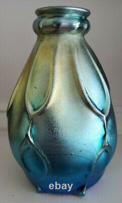 Tiffany Art Nouveau Favrille Amphora Era Bulbous, Organic Vase (#432)