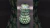 Unique Art Nouveau Austrian Loetz Vase Thumbprint Glass Thread Sparkles