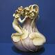 Vintage Amphora Art Nouveau Vase Woman, Leaves, Flower Buds (Fruit)