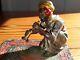 Vintage Austrian Cold Painted Bronze of a Snake Charmer on his Rug