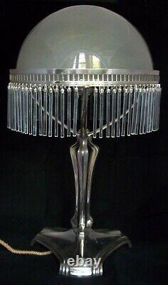 Vintage Austrian Viennese Secessionist Argentor Werke Ofner Table Lamp C1905