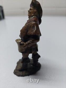Vtg Austrian Cold Painted Bronze The Musketeer Franz Bergman Original AWESOME