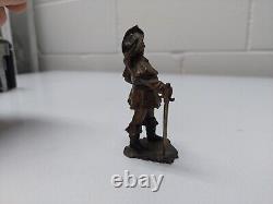 Vtg Austrian Cold Painted Bronze The Musketeer Franz Bergman Original AWESOME