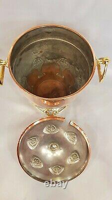 WMF German antique Art Nouveau copper drink bowl, drink container