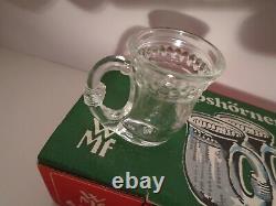 WMF schnapshorner original glass (box of 6) brandy horn made in germany