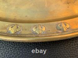 W. M. F. B. Buch Warszawa Galw. Silver Plate Brass ARGENTOR Serving Tray 1882-93 Old